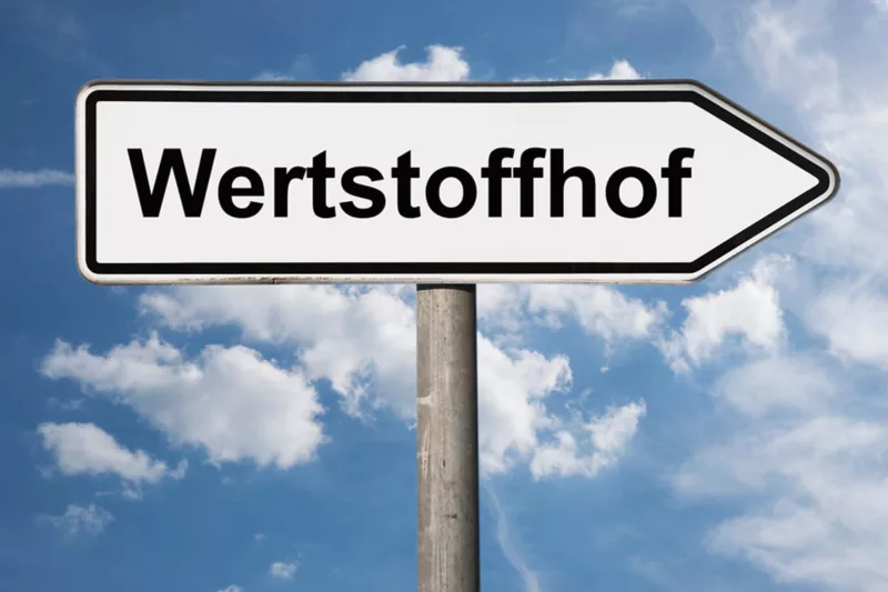 Altgeräte entsorgen auf dem Wertstoffhof