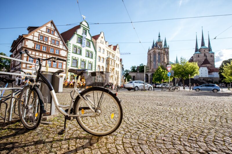 Erfurter Anger mit St Marien Dom