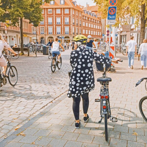 In der fahrradfreundlichen Stadt Münster liegt der Anteil des Radverkehrs am Gesamtverkehr bei 47 Prozent.