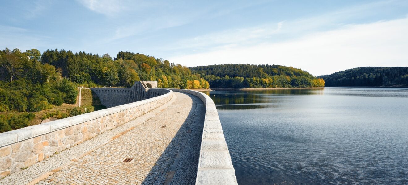 Wasserwirtschaft in Sachsen an Talsperre