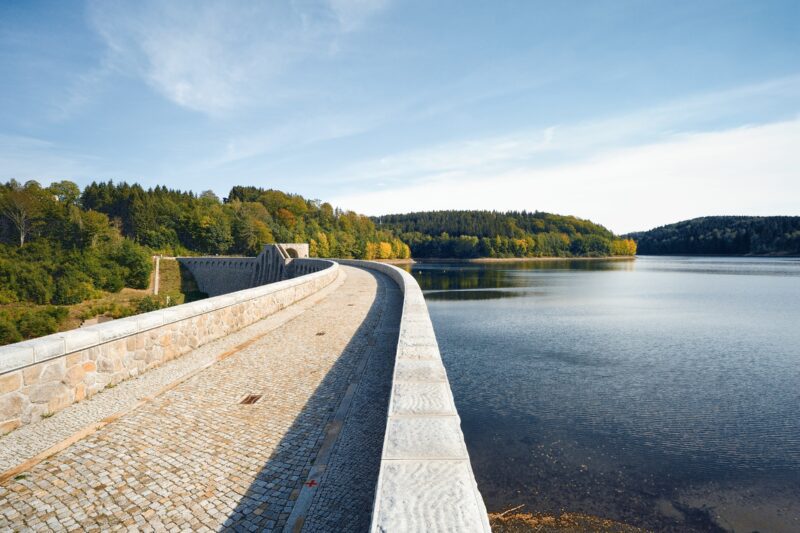 Wasserwirtschaft in Sachsen an Talsperre