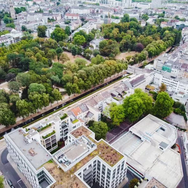 Der Hofgarten in Düsseldorf.